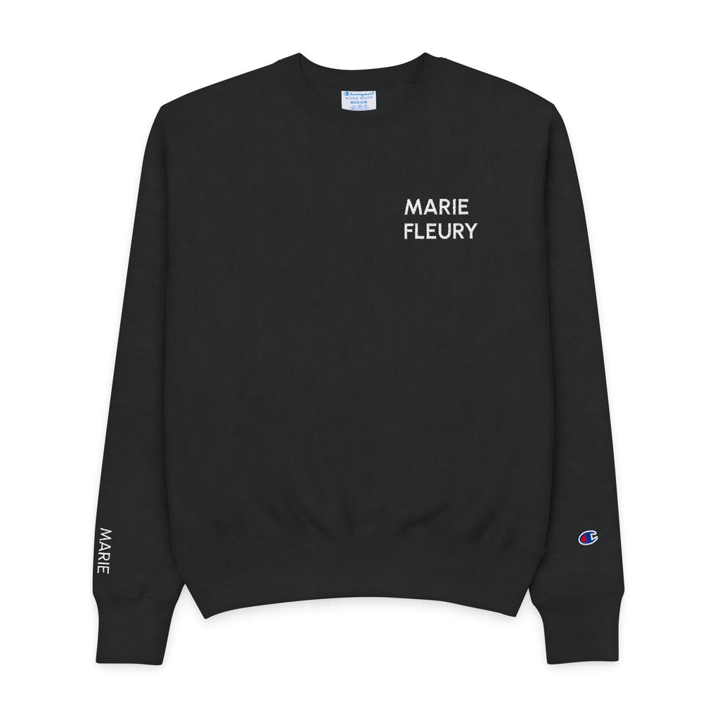 Champion / Marie Fleury -  Embroidered Sweatshirt